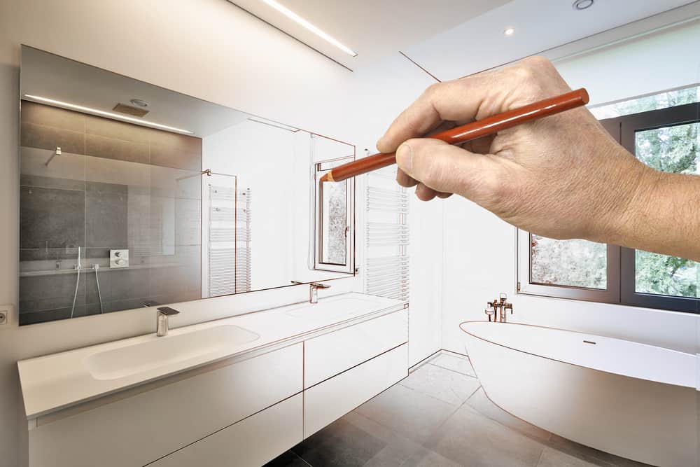 21 Creative Bathroom Layout Ideas Dimensions Specifics - Master Bathroom Layout Ideas Without Tub