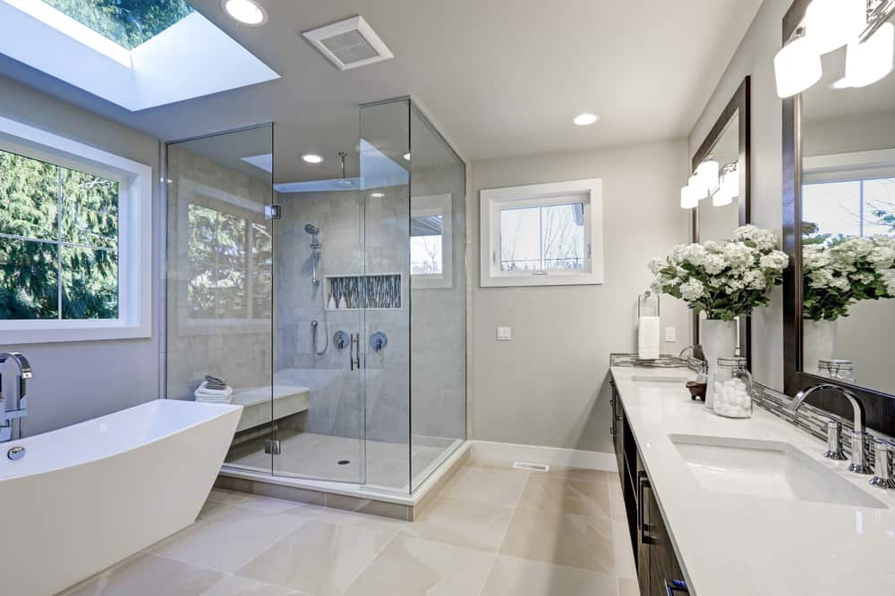 31 Bathtubs Shower Ideas - Small Bathroom With Separate Shower And Bathtub Drain