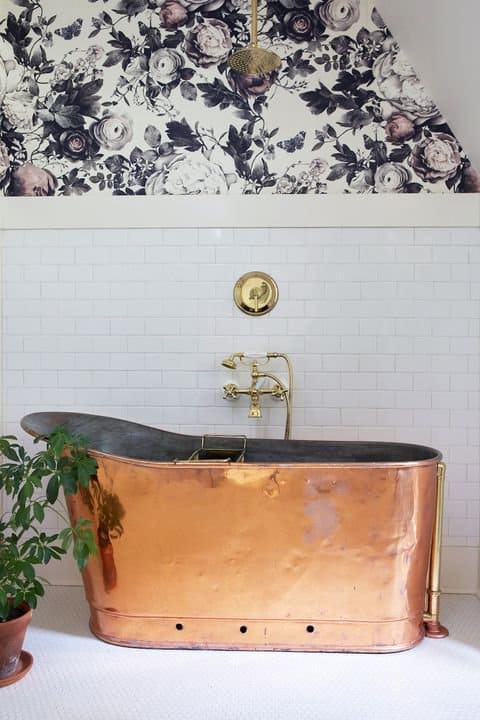 Invest in a Fancy Copper Tub