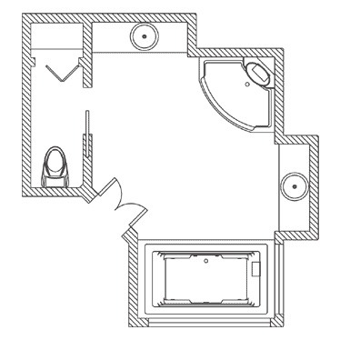 Recessing sinks