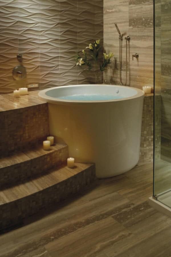 Japanese Soaking Tub Add The Exotic To, Round Japanese Soaking Tub