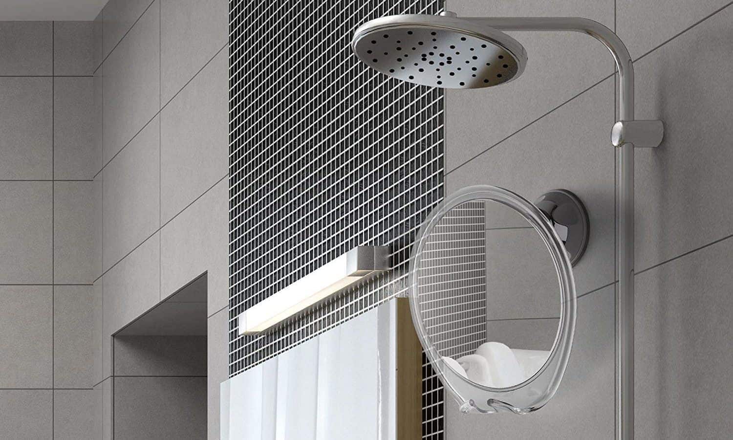 10 Best Fogless Shower Mirrors Of 2021, Fogless Shower Mirror With Light