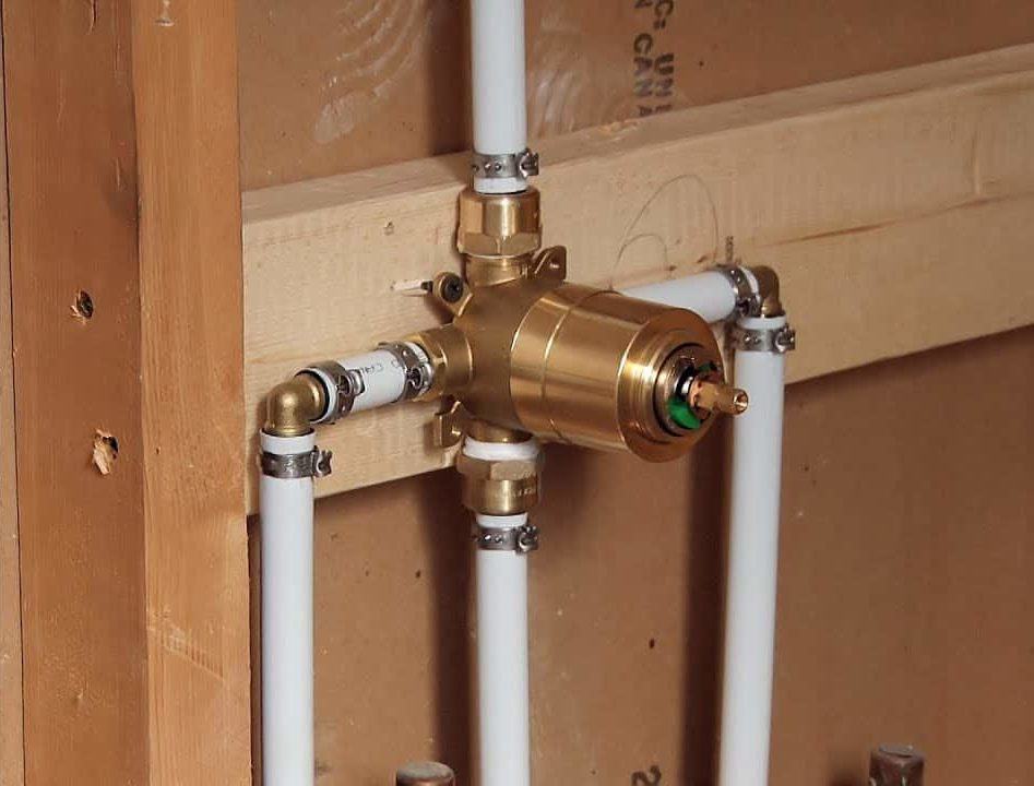 Connect the water supply to the valve