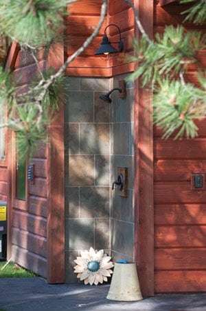 How to Build & Enjoy An Outdoor Solar Shower