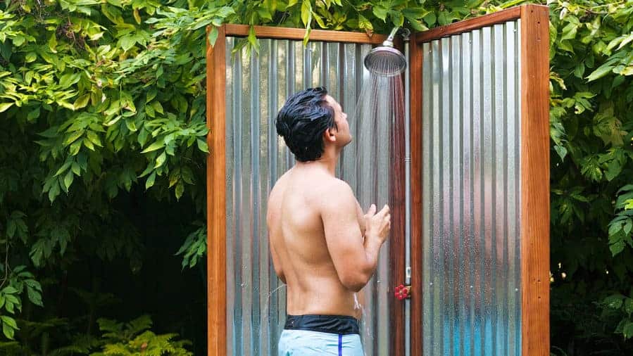 Make Your Own Outdoor Shower