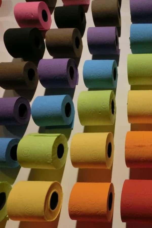 So, why did colored toilet paper disappear