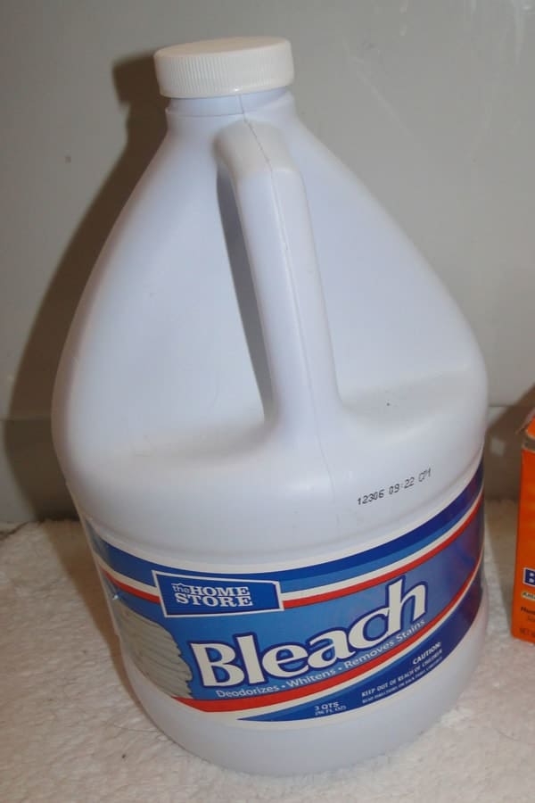 Stay away from bleach