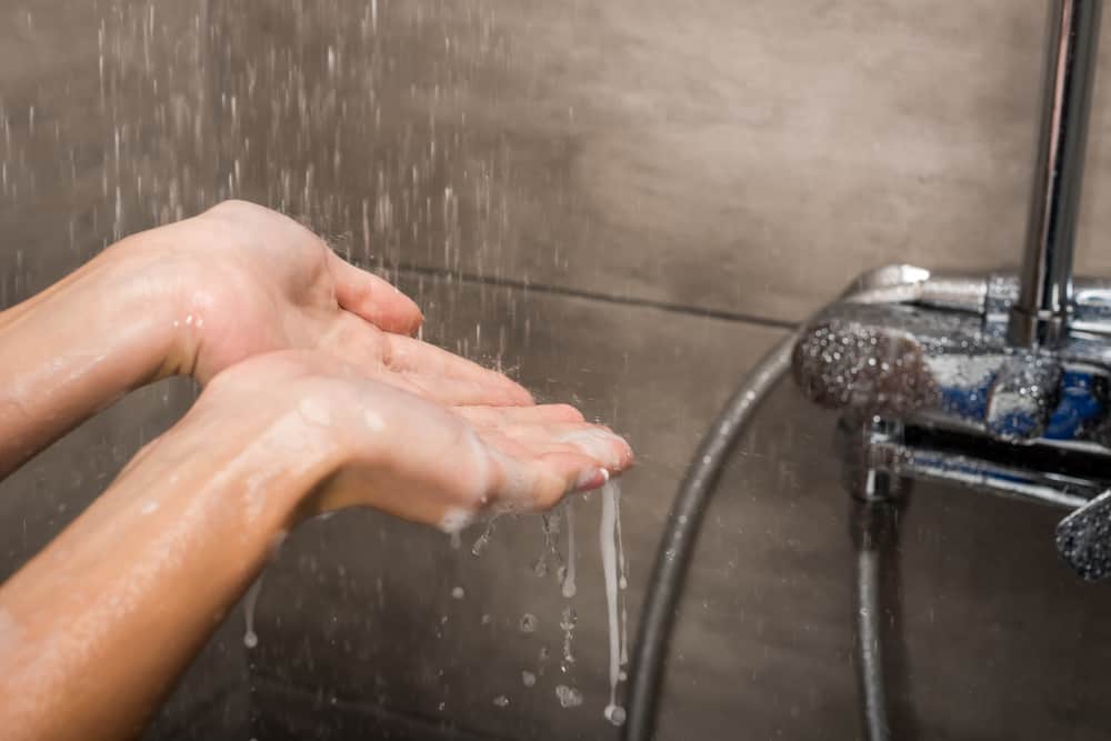 Take showers during off-peak hours