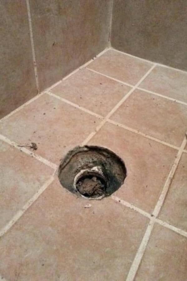 The Size of Toilet Drain 1