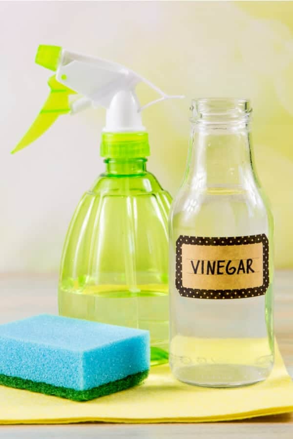 Vinegar and water