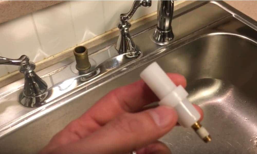 kitchen sink spray hose diverter