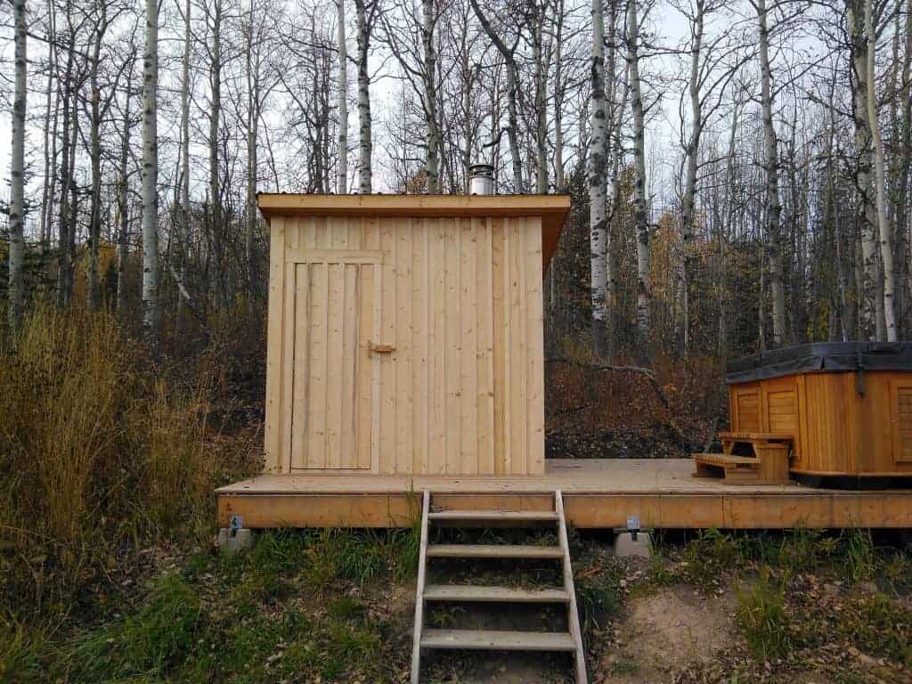 DIY Sauna and Hot Tub