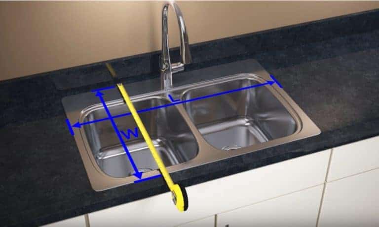 measuring replacement kitchen sink undermount