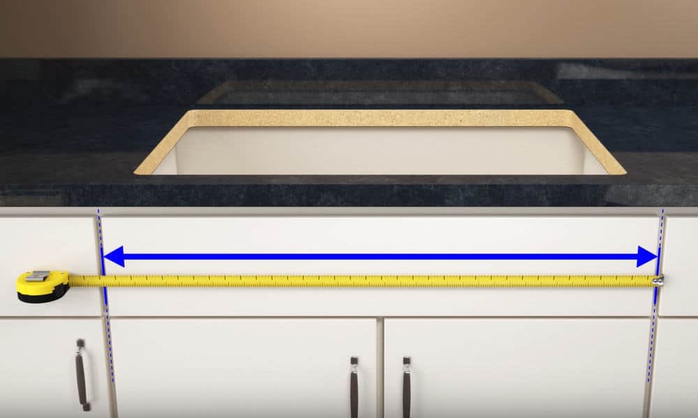 Measure the Width of the Cabinet Opening