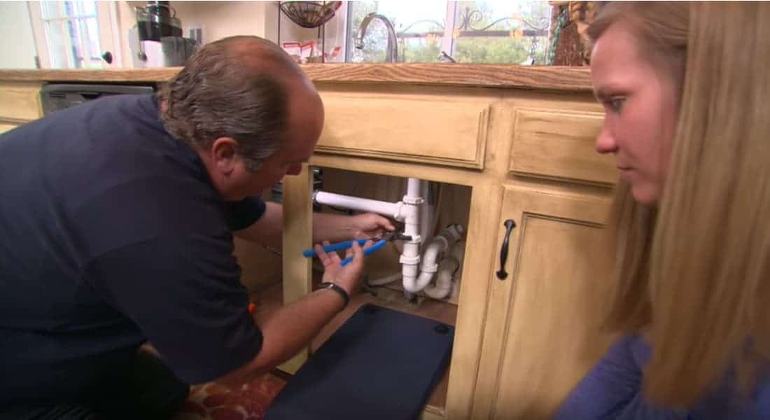 Step 3 Disconnect the Kitchen Sink’s Drain Pipes