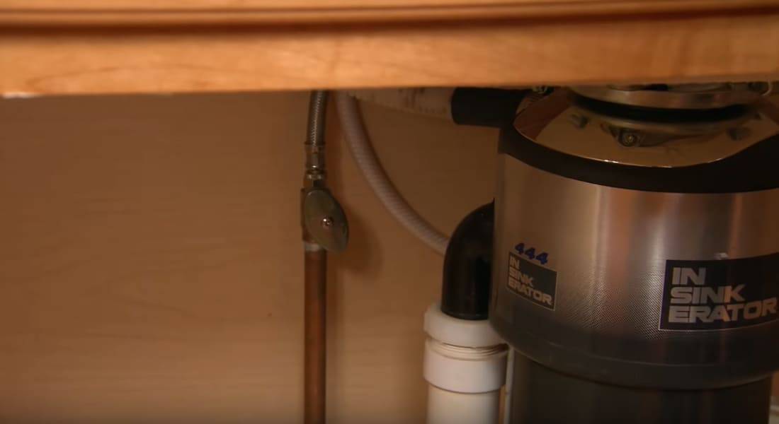 Switch the Cold and Hot Water Shut-Off Valves Off