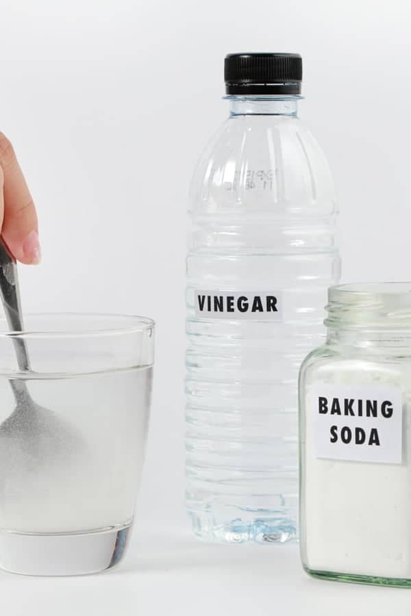 Vinegar and baking soda