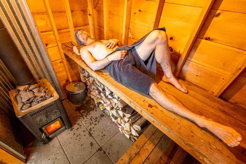 how long should you stay in a sauna