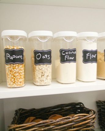 Store Staples in Slim Canisters