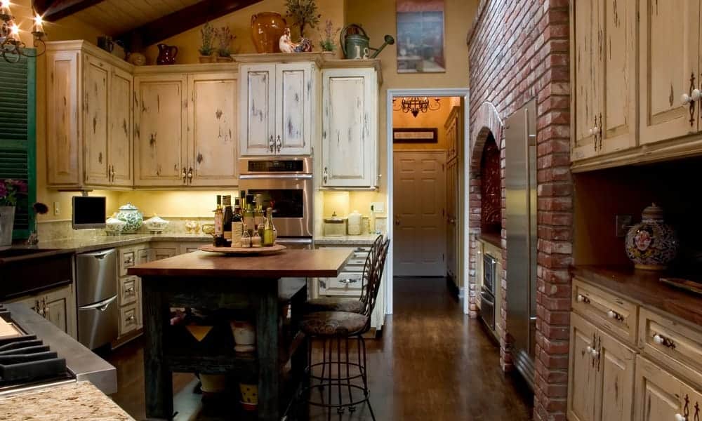 Farmhouse kitchen island