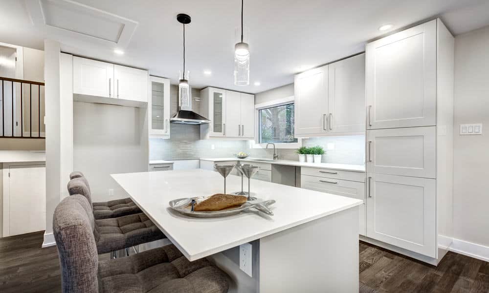 Luxury white kitchen