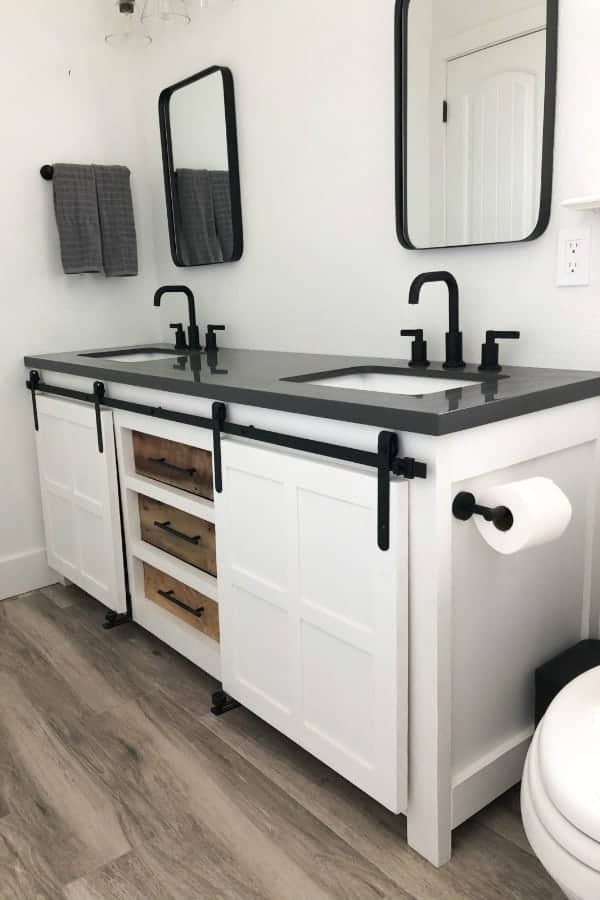 DIY Bathroom Vanity from Shanyt2Chic