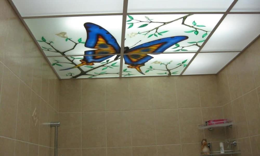 Glass false ceiling