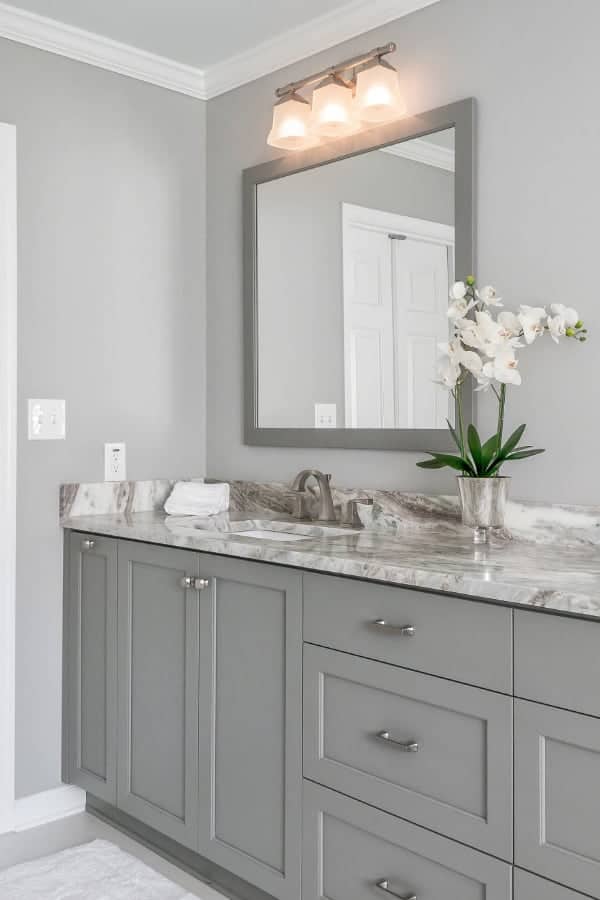 6 Best Type Of Paint For Bathroom, Most Popular Light Gray Paint For Bathroom Walls