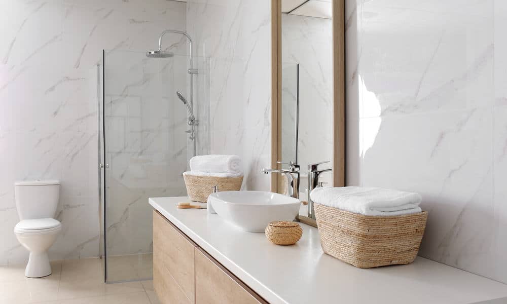 27 Homemade Bathroom Countertop Plans, Making A Bathroom Vanity Top