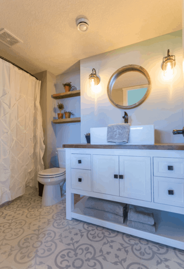 Butcher Block Bathroom Vanity – How to Build