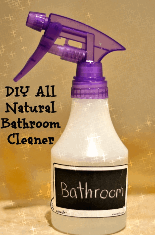 DIY All-Natural Bathroom Cleaner