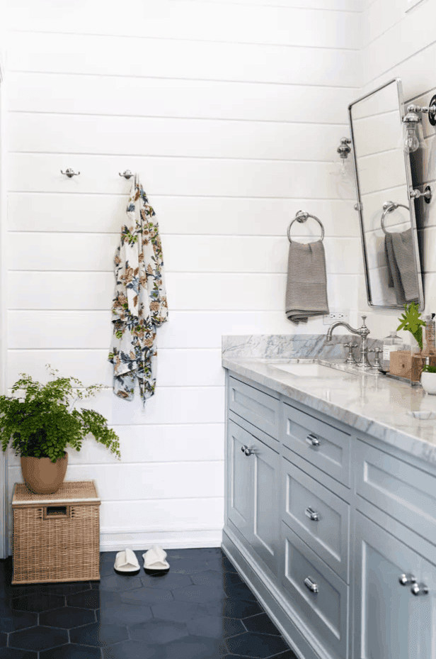 DIY Bathroom Vanity Makeover from Hunker