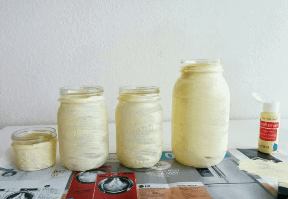 DIY Mason Jar Bathroom Set