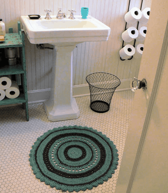 DIY Project Julie’s Crochet Bath Rug