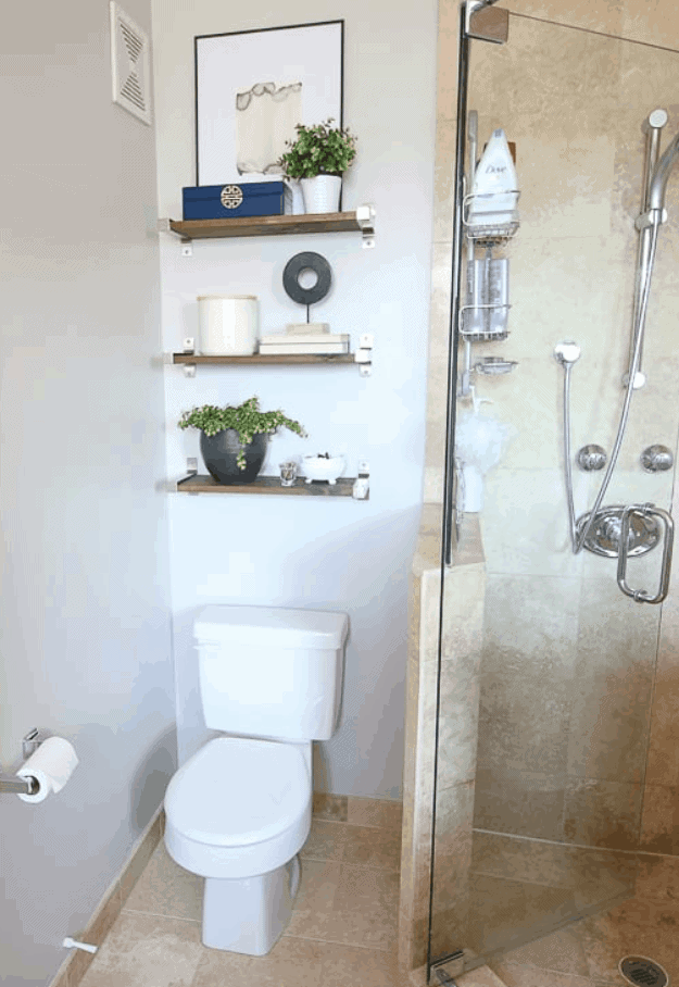 How to Style Shelves in your Bathroom