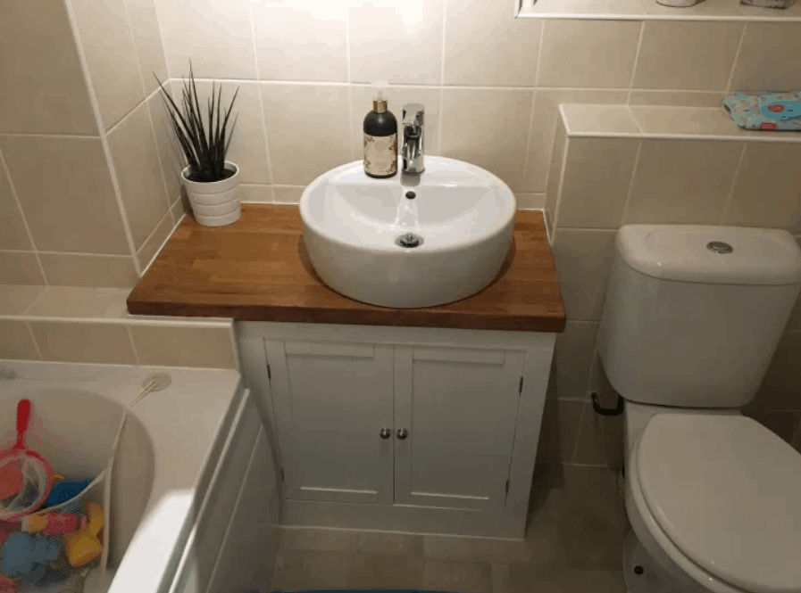 How to create a bathroom vanity sink for $200