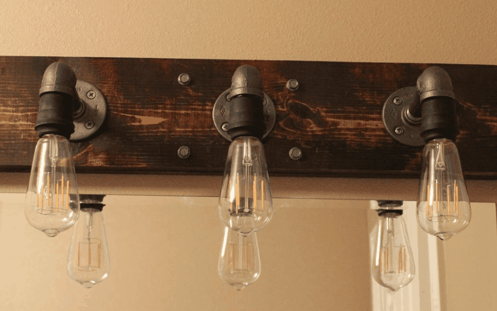 27 Homemade Bathroom Light Fixture, How To Replace A Vanity Light Fixture
