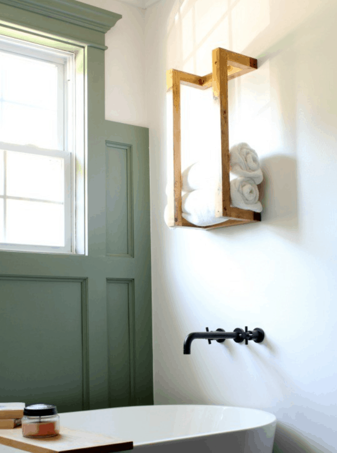 DIY Scrap Wood Towel Rack