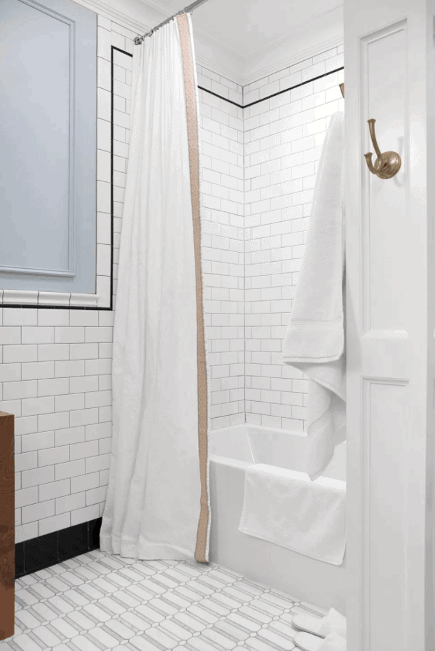 Extra Long Shower Curtain DIY