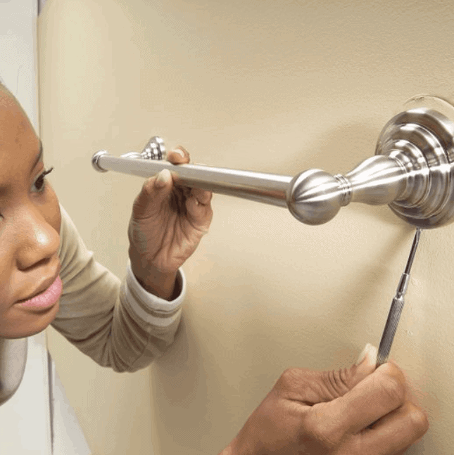 How to Permanently Anchor a Bathroom Towel Bar