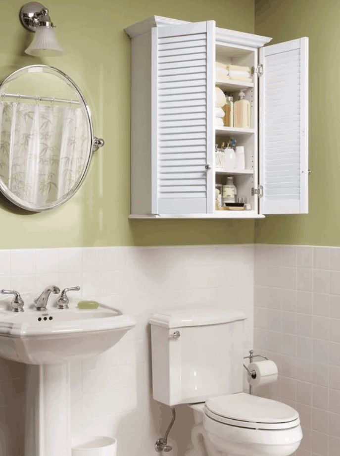 Make a Super-Simple Bath Cabinet