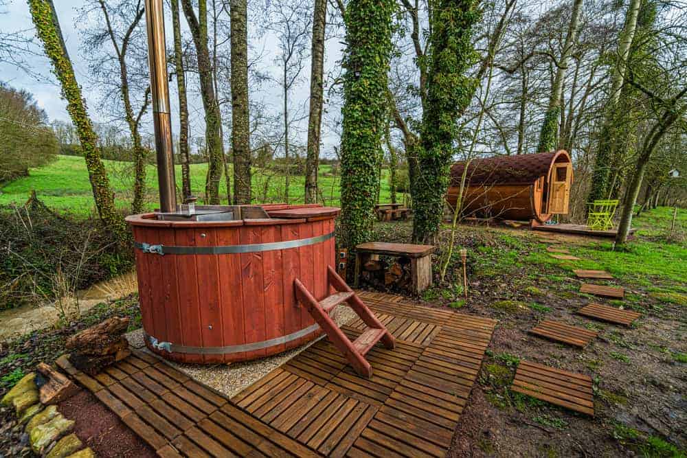 19 Homemade Wood Hot Tub Plans You Can, Self Build Wooden Hot Tub