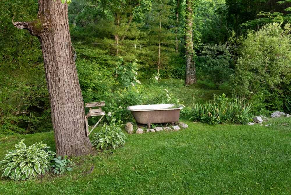 25 Homemade Outdoor Bathtub Plans You, Outdoor Bathtub Water Heater