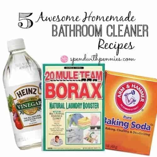 5 Awesome Homemade Bathroom Cleaner Recipes! – Spend With Pennies