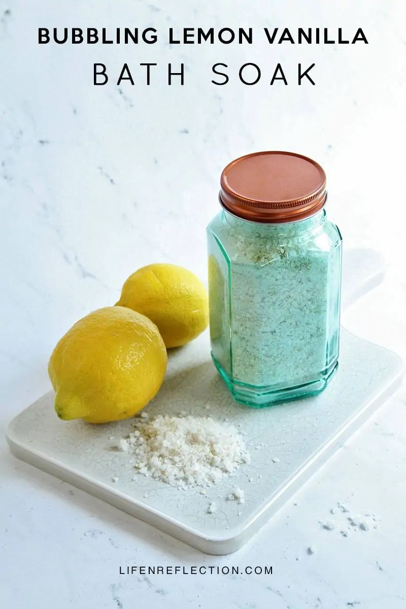 Bubbling Lemon Vanilla Bath Soak