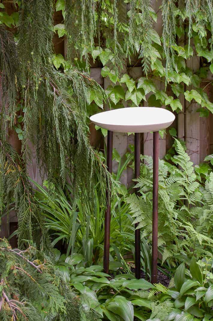 Piatto di candela Bird Bath
