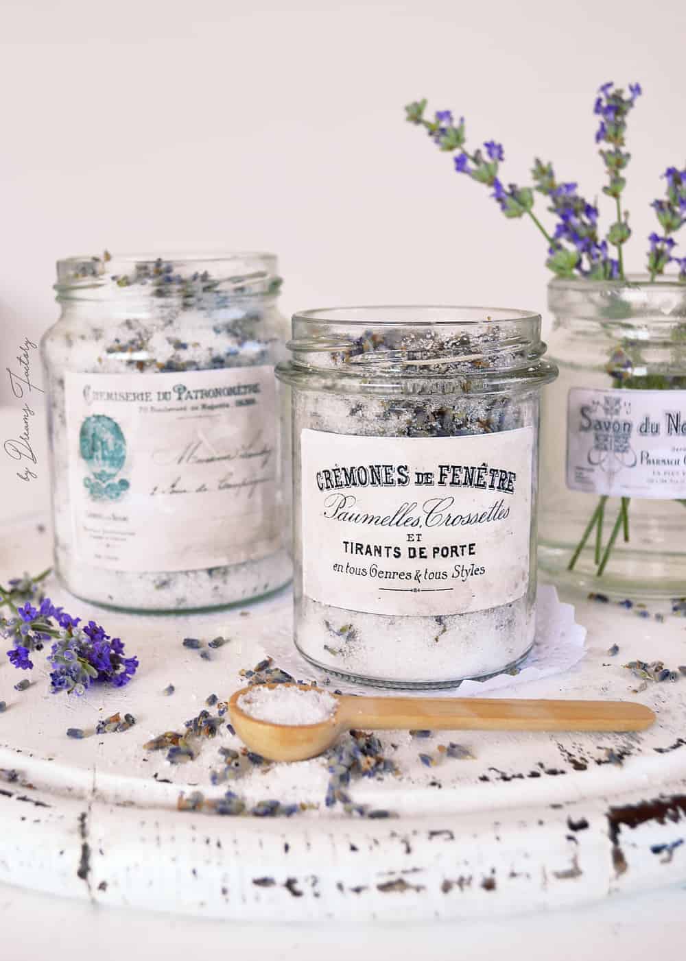 DIY Epsom Salt + Lavender Bath