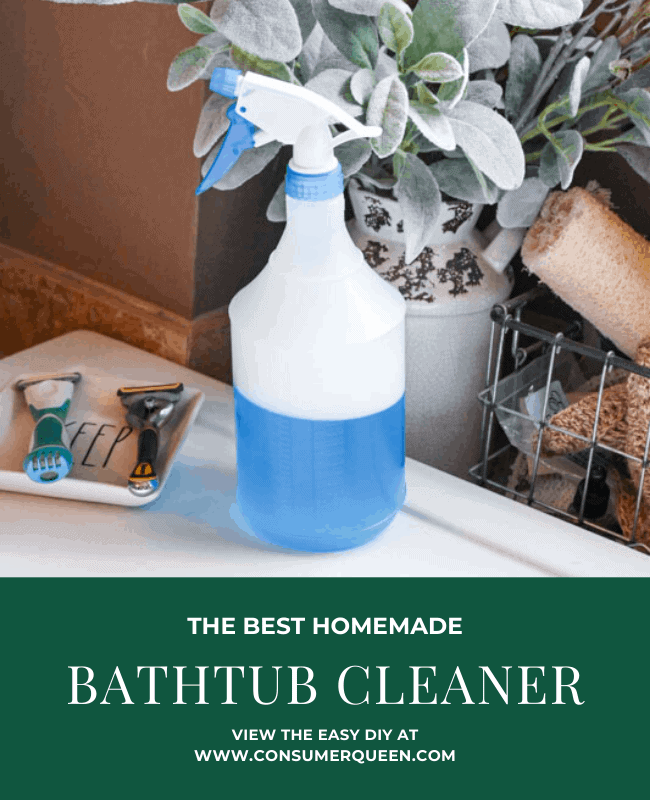 Homemade Bathtub Cleaner with 2 Simple Ingredients! – Consumerqueen.com
