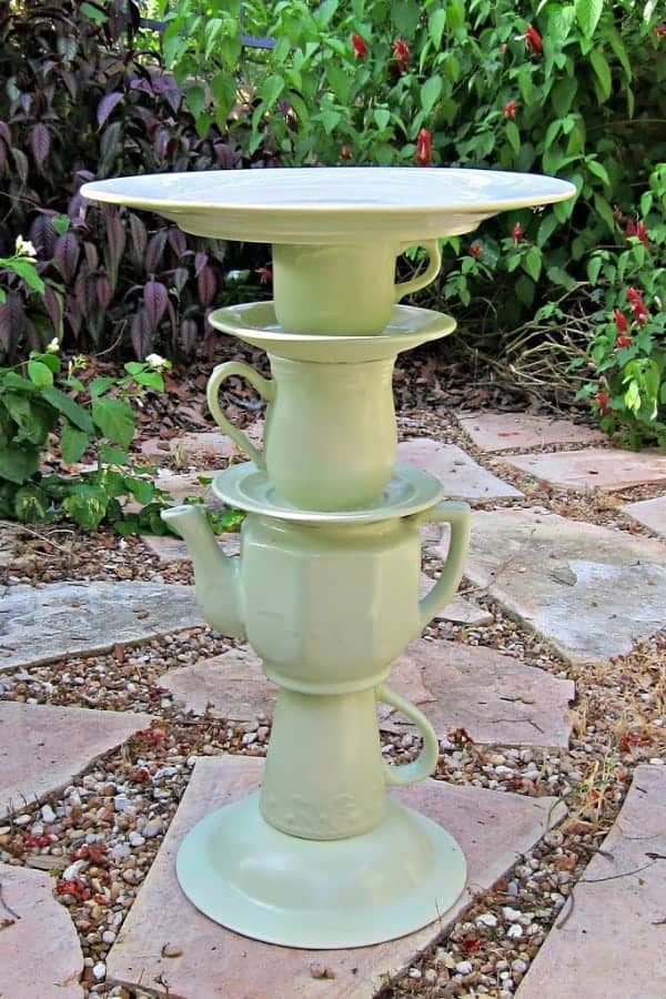 Teapot Bird Bath