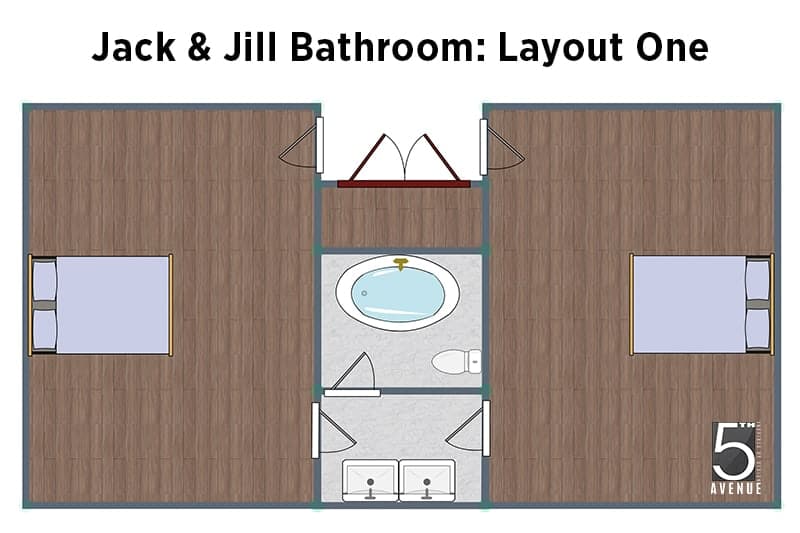 22 Jack And Jill Bathroom Layouts - What Is A Jack And Jill Bathroom